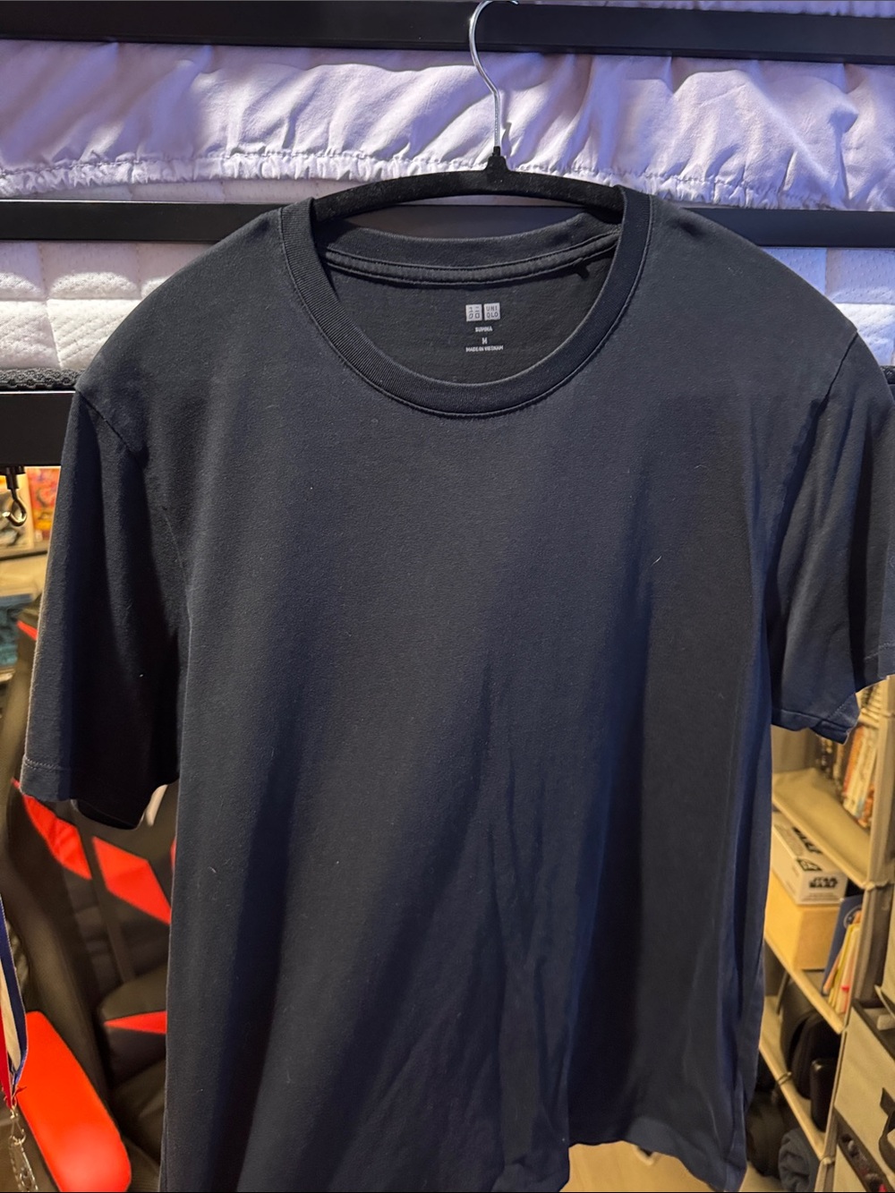 Uniqlo Men's Black Crew Neck Short Sleeve Tee